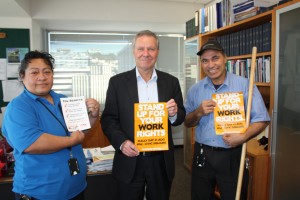 SFWU Work Rights with the Parliamentary cleaners