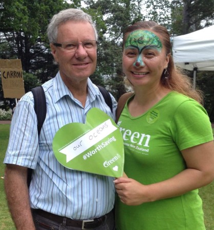 With Green co-leader Marama Davidson