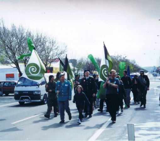 Nandor Tanczos, Keith Locke and Rod Donald challenged to war by Alfs Imperial Army