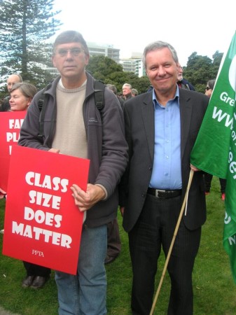 Keith at PPTA rally September 2010