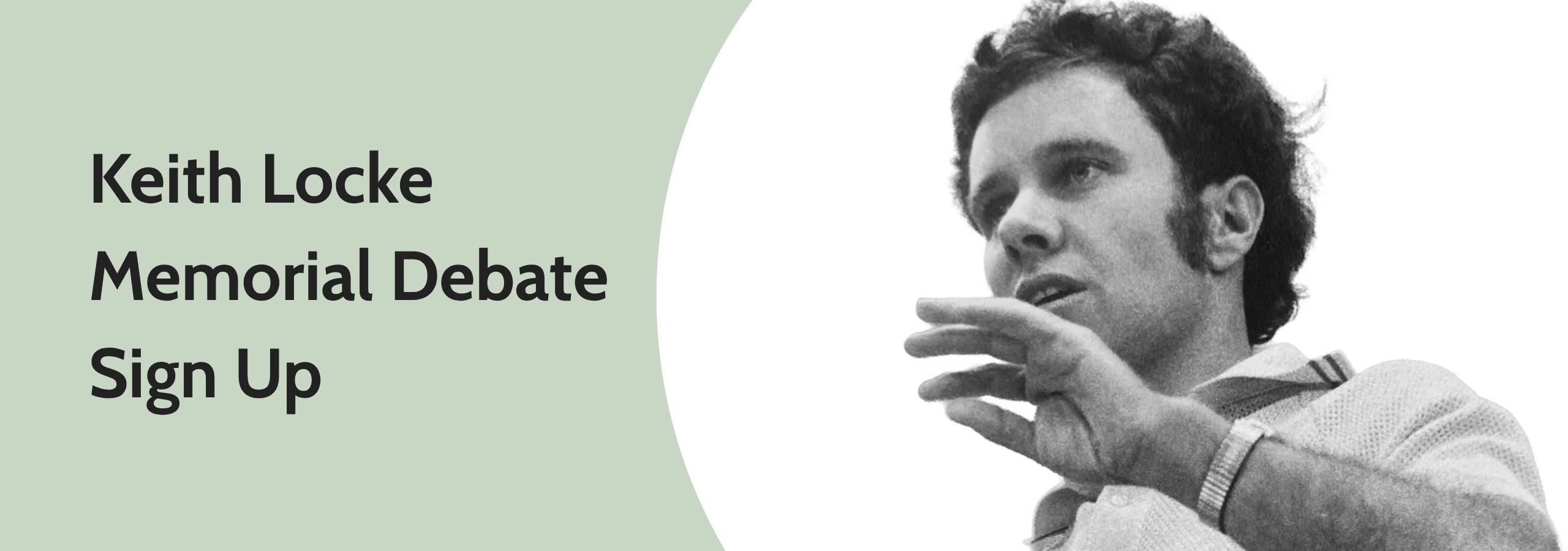 Keith Locke Memorial Debate